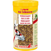 Produktbild von Sera Koi Silkworm Nature Fischfutter mit Seidenraupen für Koi und Teichfische 1000 ml - 1000 ml