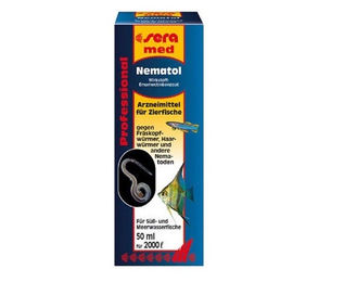 sera med Professional Nematol 50 ml Medikament gegen Nematoden für Fische im Süßwasser Aquarium - 50 ml – Bild 1 von 5