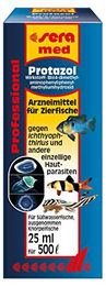 sera med Professional Protazol 25 ml Medikament gegen einzellige Hautparasiten für Süßwasserfische - 25 ml – Bild 1 von 3