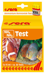 Sera NH4 NH3 Ammonium Ammoniak Wassertest für Aquarien mit ca. 60 Tests - 15 ml – Bild 1 von 2