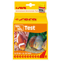 Produktbild von Sera NH4 NH3 Ammonium Ammoniak Wassertest für Aquarien mit ca. 60 Tests - 15 ml
