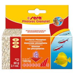 Sera Phosvec Granulat Phosphatentferner für Fische 60 g - 60 g – Bild 1 von 3