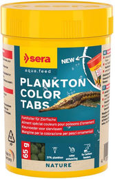 Sera Plankton Color Tabs Sinkende Fischfuttertabletten mit Krill und Spirulina für Bodenfische und Welse 100 ml - 65 g – Bild 1 von 3
