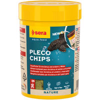 Produktbild von Sera Pleco Chips Welsfutter mit Spirulina für Süßwasser Fische 100 ml - 100 ml