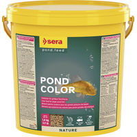Produktbild von Sera Pond Color Sticks Nature Teichfutter für größere Teichfische und Kois mit 4% Krill und Omega-Fettsäuren 10 L/1,8 kg - 1,8 kg