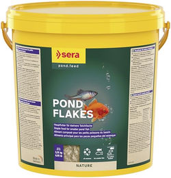 Sera Pond Flakes Fischfutter für Goldfische und Koi als Schwimmfutter für den Teich 3,15 kg - 21 l – Bild 1 von 4