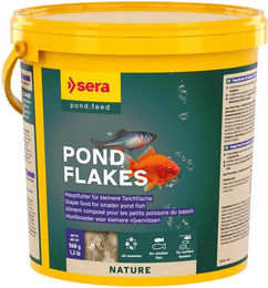 Produktbild von Sera Pond Flakes Teichfutter für Fische 3,8 L - 560 g