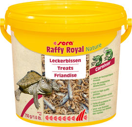 Sera Raffy Royal Nature Futter für Wasserschildkröten mit 50 % getrockneten Fischen und 50 % Garnelen 3,8 L - 750 g – Bild 1 von 3
