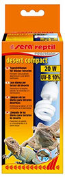 Sera Reptil Desert Compact 20 W UVB-Kompaktlampe für Reptilien und Echsen in Weiß - 1 Stk. – Bild 1 von 2
