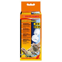 Produktbild von Sera Reptil Desert Compact 20 W UVB-Kompaktlampe für Reptilien und Echsen in Weiß - 1 Stk.