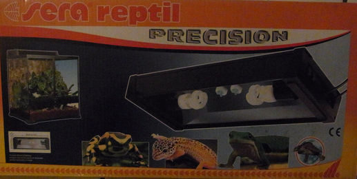 Sera Reptil Terra Top LED Mondlicht Beleuchtung mit Fassungen in Schwarz – Bild 1 von 3