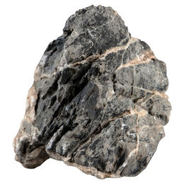 Sera Rock Quartz Gray Naturstein für Süßwasser Dunkelgrau mit weißen Einschlüssen Größe L 2-3 kg – Bild 1 von 5