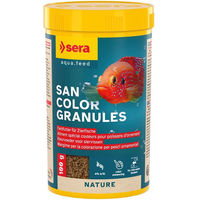 Produktbild von Sera San Color Granules Fischfutter mit Krill 250 ml (100 g)