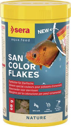 Sera San Nature Fischfutter ohne Farb- und Aromastoffe sowie Konservierungsstoffe 250 ml - 60 g – Bild 1 von 3