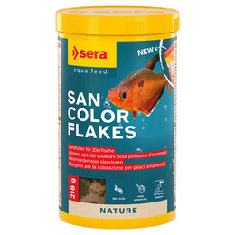 Sera San Nature Süßwasser Fischfutter mit Insekten und Krill ohne Farb- und Aromastoffe 1000 ml 210 g - 210 g – Bild 1 von 3