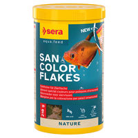 Produktbild von Sera San Nature Süßwasser Fischfutter mit Insekten und Krill ohne Farb- und Aromastoffe 1000 ml 210 g - 210 g