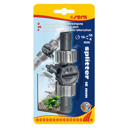 Sera Schlauch-Zwischenstück mit Abzweigung für Aquaristik 16/16/4 mm aus Kunststoff – Bild 1 von 3