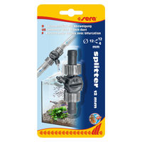 Produktbild von Sera Schlauch-Zwischenstück mit Abzweigung für Ø 12/12/4 mm aus Kunststoff Schwarz