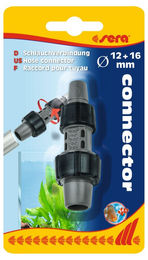 Sera Schlauchverbinder Adapter für Fischaquarien 12 und 16 mm Schwarz aus Kunststoff - 1 Stk. – Bild 1 von 2