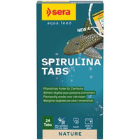 Produktbild von Sera Spirulina Tabs Futter für Garnelen und Pflanzenfresser 24 Stück