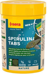Sera Spirulina Tabs Nature Fischfutter mit Spirulina-Algen 60 g - 60 g – Bild 1 von 5