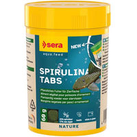 Produktbild von Sera Spirulina Tabs Nature Fischfutter mit Spirulina-Algen 60 g - 60 g