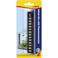 Produktbild von Sera Stick-On LCD-Thermometer für Aquarien und Terrarien mit farbiger Temperaturanzeige für Zierfische - 1 Stk.