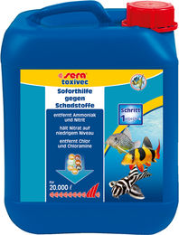Sera Toxivec Aquarium Wasseraufbereiter zur Neutralisierung von Ammoniak und Nitrit für Fische 5L - 5 l – Bild 1 von 2