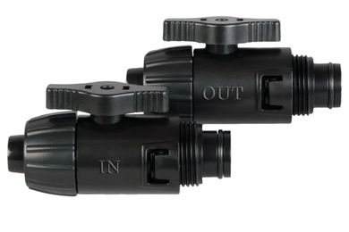 Sera Ventile In/Out mit Dichtungen für UVC-Xtreme 1200 Aquaristik Zubehör aus Kunststoff Schwarz – Bild 1 von 1