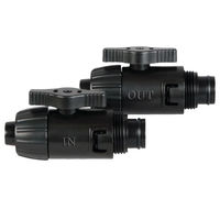 Produktbild von Sera Ventile In/Out mit Dichtungen für UVC-Xtreme 1200 Aquaristik Zubehör aus Kunststoff Schwarz