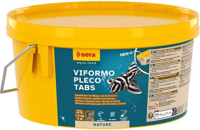 Produktbild von Sera Viformo Nature Futtertabletten für Welse und Bodenfische 2 x 1,4 kg - 2 x 1,4 kg