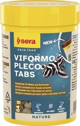 Sera Viformo Pleco Tabs Fischfutter für Welse und Bodenfische 64 g - 100 ml – Bild 1 von 5