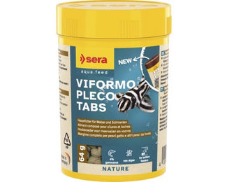 Sera Viformo Pleco Tabs Futtertabletten für Welse und Bodenfische 64 g - 100 ml – Bild 1 von 3