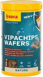 Sera Vipachips Nature Fischfutter für Bodenfische mit Insektenmehl 1000 ml 380 g - 1000 ml – Bild 1 von 4