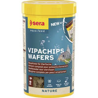 Produktbild von Sera Vipachips Nature Fischfutter Wafers für Bodenfische und Welse 90 g - 250 ml