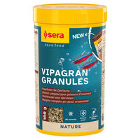Produktbild von Sera Vipagran Nature Fischfutter Granulat für Tropenfische und Bodenfische 250 ml - 250 ml