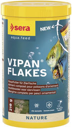 Sera Vipan Flakes Fischfutter für Süßwasser ohne Farb- und Aromastoffe sowie Konservierungsstoffe 1000 ml - 1000 ml – Bild 1 von 4