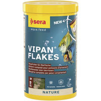Produktbild von Sera Vipan Flakes Fischfutter für Süßwasser ohne Farb- und Aromastoffe sowie Konservierungsstoffe 1000 ml - 1000 ml