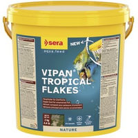 Produktbild von Sera Vipan Flakes Hauptfutter für Zierfische im Süßwasser Aquarium 2 kg - 10 l