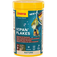 Produktbild von Sera Vipan Nature Flockenfutter für Tropenfische ohne Farb- und Aromastoffe 250 ml - 60 g