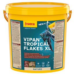 Sera Vipan Nature Großflocken Süßwasserfutter mit Fisch und Insekten 2 kg - 2 kg – Bild 1 von 3