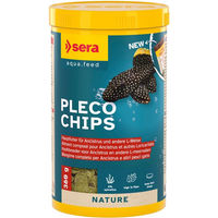 Produktbild von Sera Wels-Chips Nature Chipsfutter für Süßwasser-Bodenfische 2 x 1 Liter - 2 x 1 l