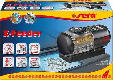 Sera X-Feeder Futterautomat für Fische in Schwarz mit 120 ml Futtervorratsbehälter - 120 ml – Bild 1 von 4