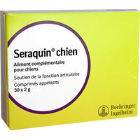Produktbild von Seraquin Gelenk-Supplement für Hunde mit 30 Tabletten zur Unterstützung von Gelenken und Knochen