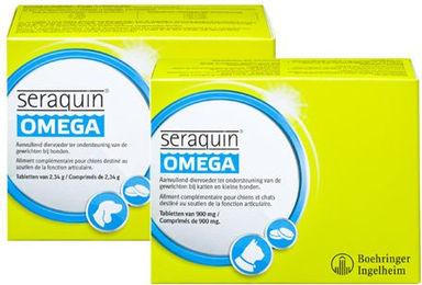 Produktbild von Seraquin Omega Hund Gelenk und Haut-Fell-Supplement 60 Tabletten