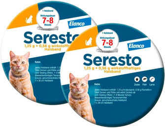Seresto Halsband für Katzen 2 Stück – Bild 1 von 1