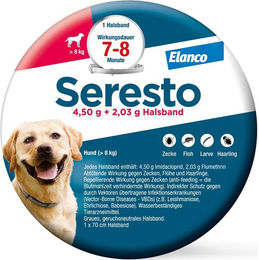 Produktbild von Seresto Halsband für Hunde ab 8kg 6,53g