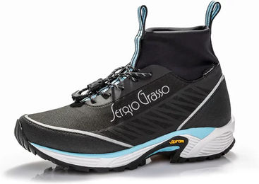 Produktbild von Sergio Grasso Km Plus Reitstiefel für Herren in Schwarz mit Lycra-Gewebe und wasserdichter Funktion Größe 46