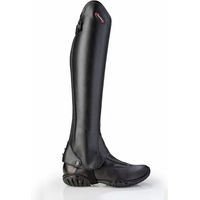 Produktbild von Sergio Grasso Lugano Lederchaps Unisex Schwarz Größe 38/30