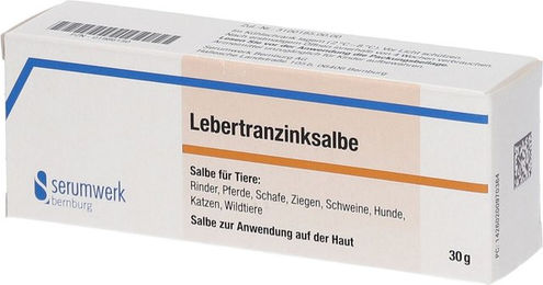 Produktbild von Serumwerk Bernburg Lebertranzinksalbe Vet zur Wundpflege